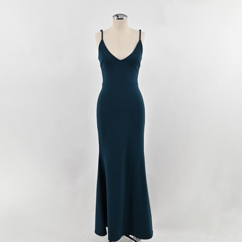 Lulus Infinite Glory Mermaid Maxi Dress Womens Size XS Green Formal Gown Wedding